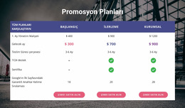 Promosyon Planımız - Joomla Web Sitesi Şablonu