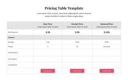 Pricing Plans Builder Joomla
