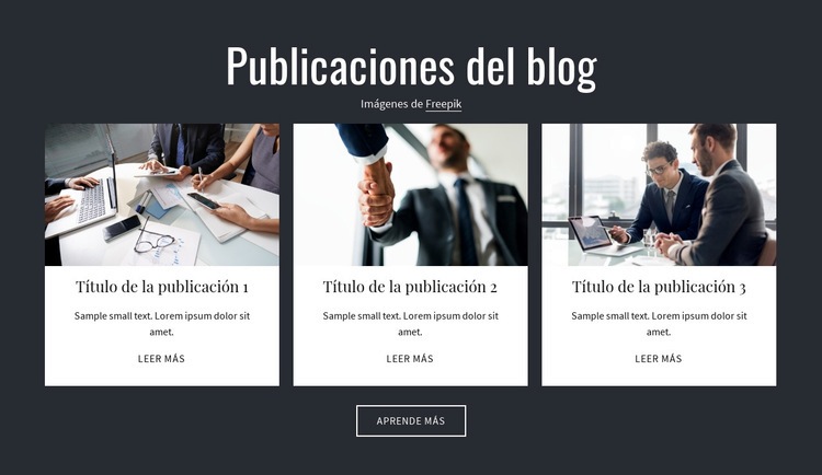 Publicaciones del blog Diseño de páginas web