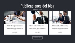 Publicaciones Del Blog - Página De Destino De Arrastrar Y Soltar