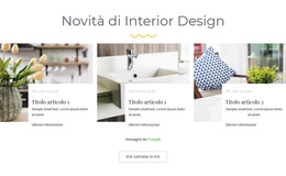 Novità Di Interior Design