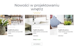 Nowości W Projektowaniu Wnętrz - Kreatywny, Uniwersalny Szablon Jednostronicowy