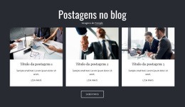 Postagens No Blog - Design De Site Gratuito