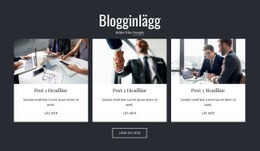 HTML5 Responsiv För Blogginlägg