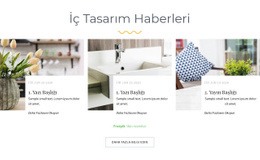 İç Tasarım Haberleri - Duyarlı HTML5 Şablonu