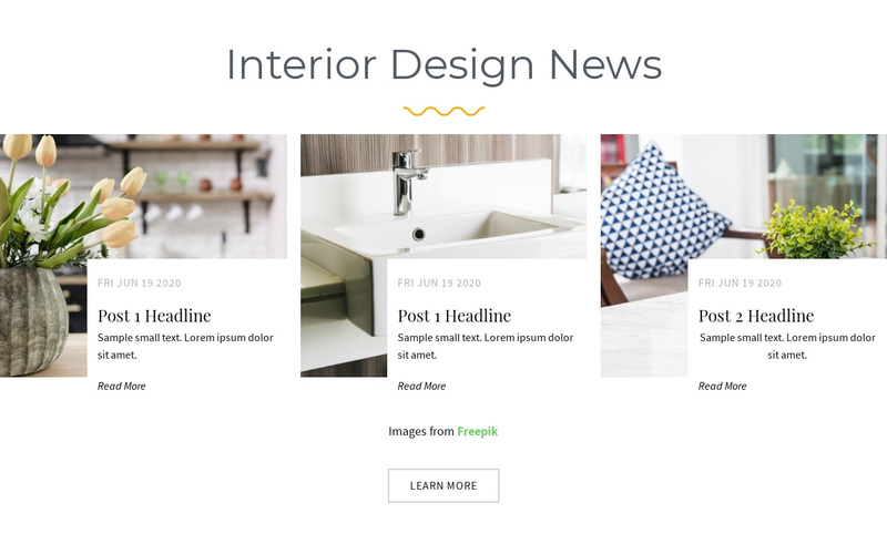 Design studio news Web Page Design