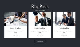 Blog Posts