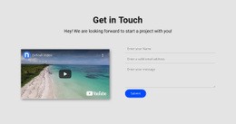 Spojte Se A Natočte Video - HTML Website Builder