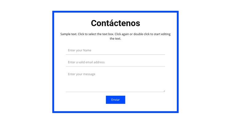 Reserve una consulta Plantilla CSS