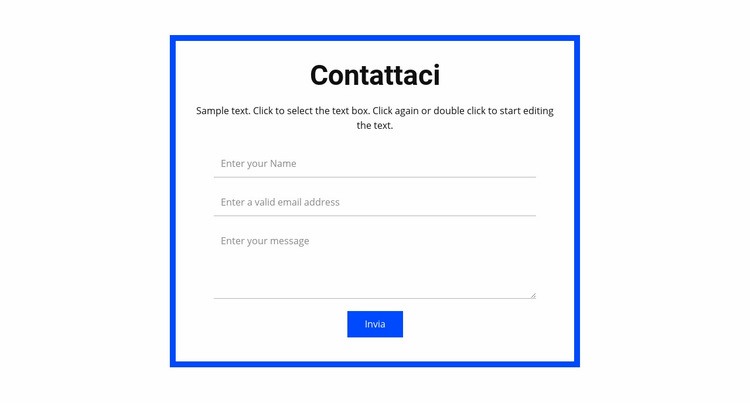 Prenota una consulenza Mockup del sito web