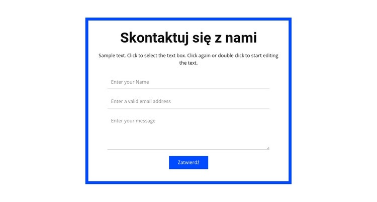 Umów się na konsultację Kreator witryn internetowych HTML