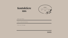 Schreiben Sie, Wenn Sie Fragen Haben - HTML-Webseitenvorlage