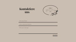 Schreiben Sie, Wenn Sie Fragen Haben Eine Seite