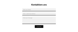 Graues Kontaktformular – Funktionales WordPress-Theme