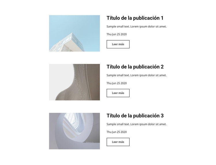 Noticias de diseño arquitectónico Página de destino