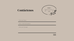 Escriba Si Tiene Preguntas: Plantilla De Página Web HTML