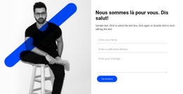 Dis Salut Conception De Site Web