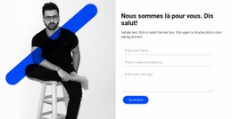 Dis Salut - Créateur De Site Web Par Glisser-Déposer