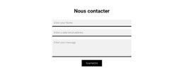 Formulaire De Contact Gris – Maquette De Site Web Par Glisser-Déposer