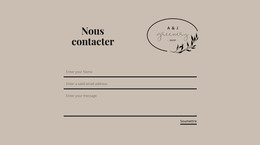 Écrivez Si Vous Avez Des Questions - Modèle De Page Web HTML