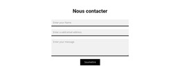 Formulaire De Contact Gris – Téléchargement Du Modèle De Site Web