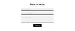 Formulaire De Contact Gris