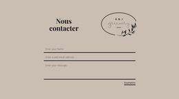 Écrivez Si Vous Avez Des Questions - Thème WordPress Simple