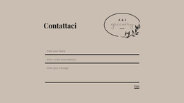 Scrivi Se Hai Domande - Modello Di Pagina Web HTML