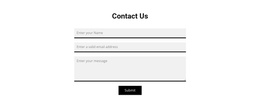 Grey Contact Form Education Template