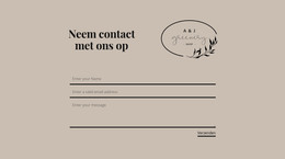 Schrijf Als Je Vragen Hebt - HTML-Webpaginasjabloon