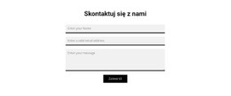 Szary Formularz Kontaktowy - Kreator Stron Internetowych Na Dowolne Urządzenie