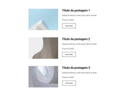 Maquete De Site Mais Criativa Para Notícias De Design De Arquitetura