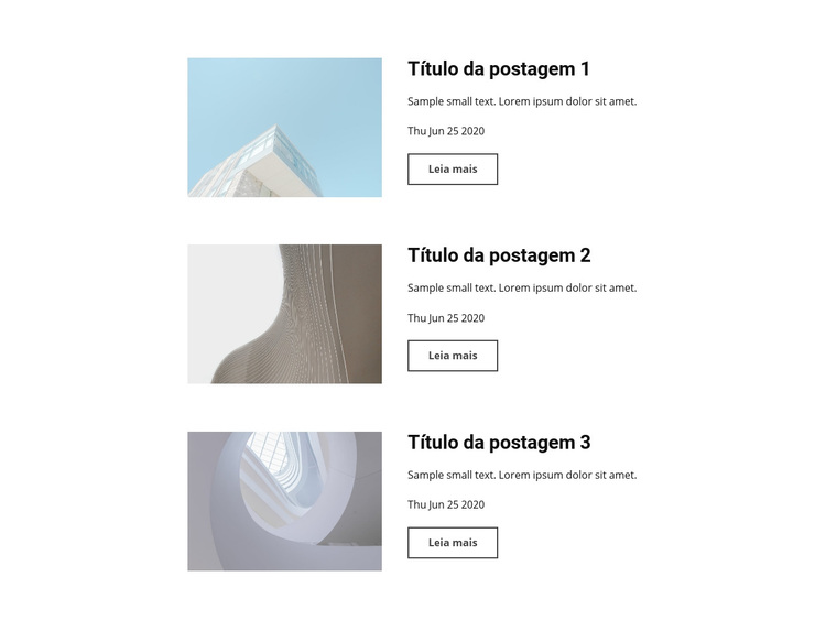 Notícias de design de arquitetura Tema WordPress