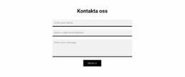 Gratis CSS-Layout För Grå Kontaktformulär