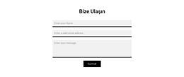 Gri Iletişim Formu - Web Sitesi Şablonunu Indirme