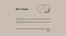 Sorularınız Varsa Yazın - Basit WordPress Teması