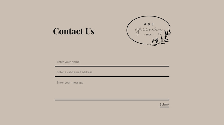 Write if you have questions Website Template