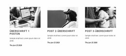 Geschäftsblog - Schönes Website-Modell