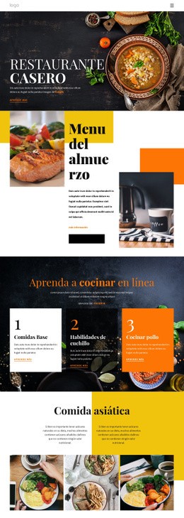 Mejor Que La Comida Casera - Diseño Web Polivalente