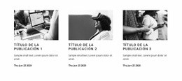 Blog De Negocios - Plantillas De Sitios Web