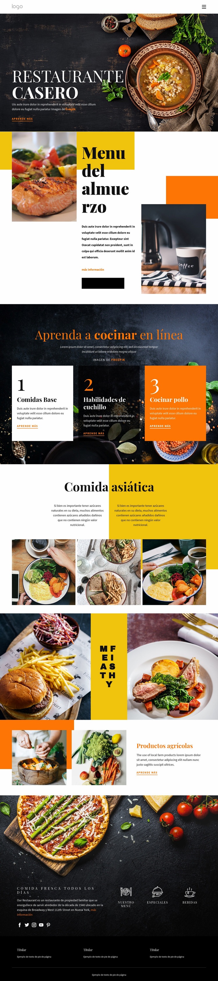 Mejor que la comida casera Tema de WordPress