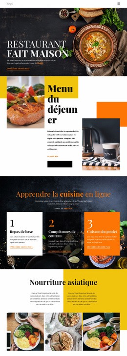 Mieux Que La Nourriture Maison - Builder HTML