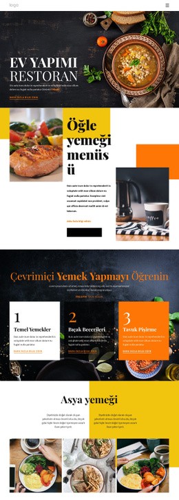 Ev Yemeğinden Daha Iyi - Web Sitesi Oluşturucusu