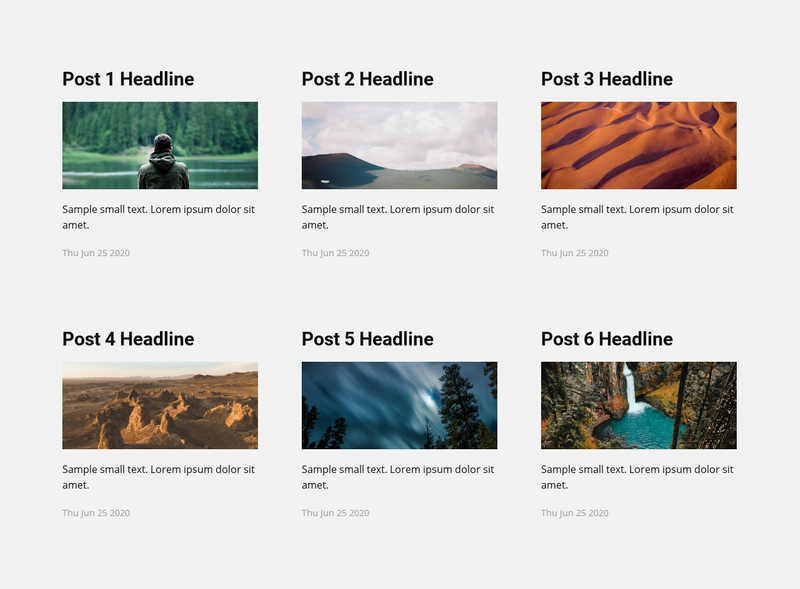 Travel news Wix Template Alternative