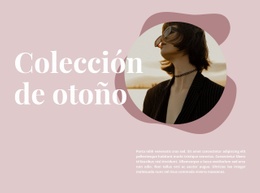 Impresionante Diseño Web Para Colección Otoño A La Venta