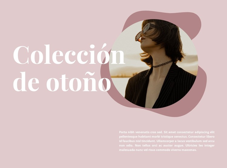 Colección otoño a la venta Plantilla CSS