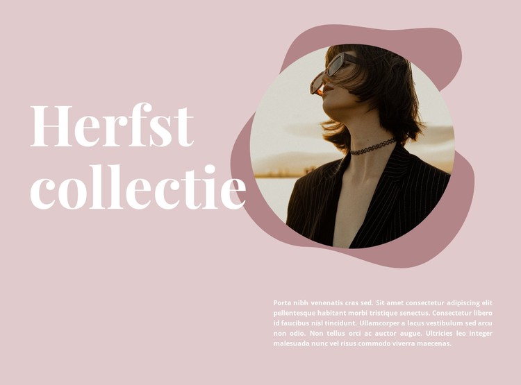 Herfstcollectie in de aanbieding CSS-sjabloon