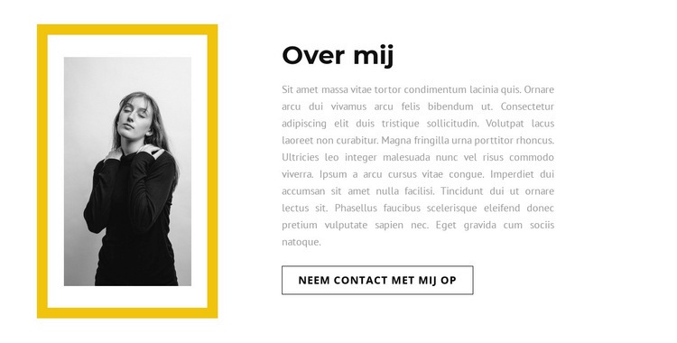 Ik ben een ontwerper HTML5-sjabloon