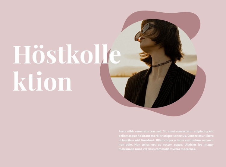 Höstkollektion till salu WordPress -tema