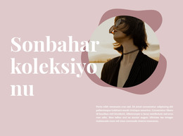 Sonbahar Koleksiyonu Satışta Için HTML Sayfa Tasarımı